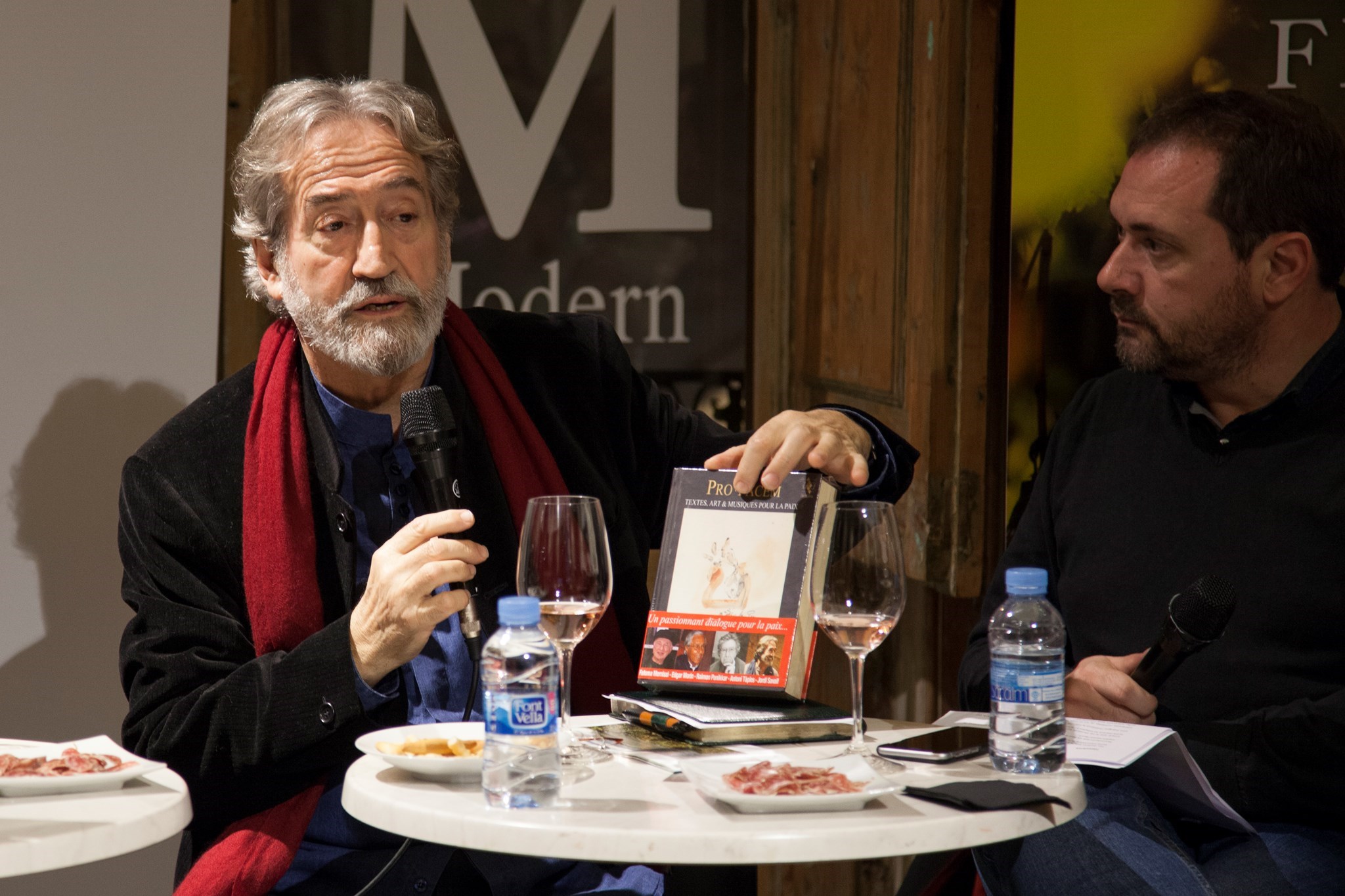 #VisàVis amb Jordi Savall i el celler Domènech Vidal #VisàVis amb Jordi Savall i el celler Domènech Vidal