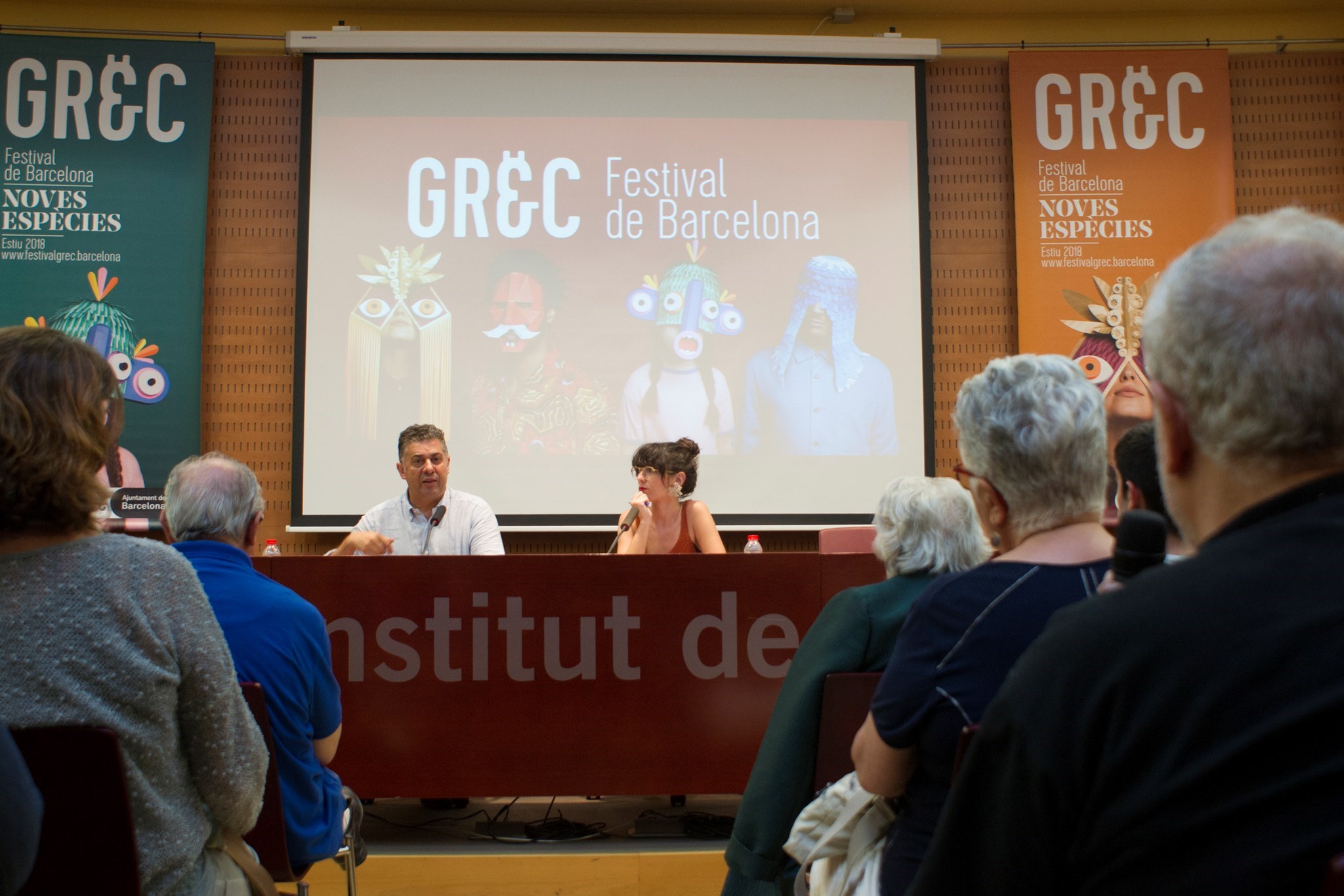 Trobada amb el director del festival Grec, Francesc Casadesús Trobada amb el director del festival Grec, Francesc Casadesús