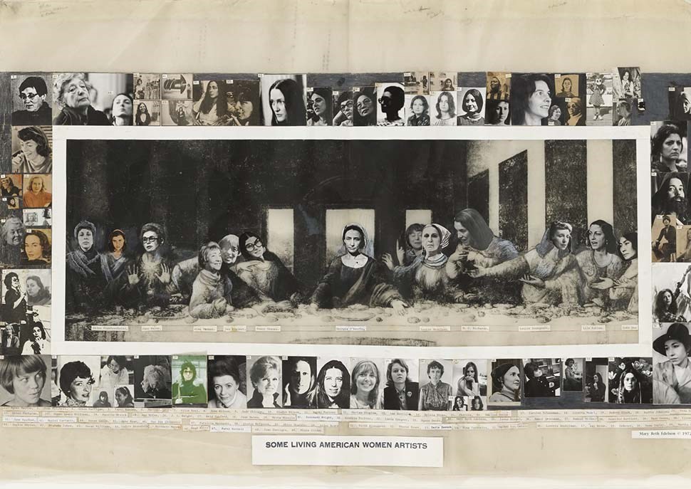 Some Living American Women Artists / Last Supper · Mary Beth Edelson