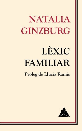 'Lèxic familiar' · Natalia Ginzburg