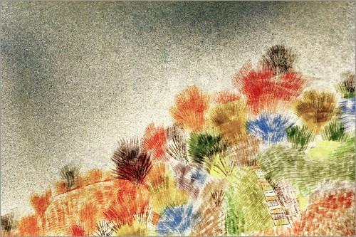 Arbustos en la primavera, de Paul Klee