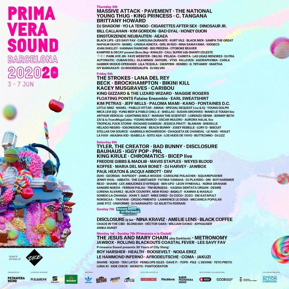Primavera Sound · Del 3 al 7 de juny