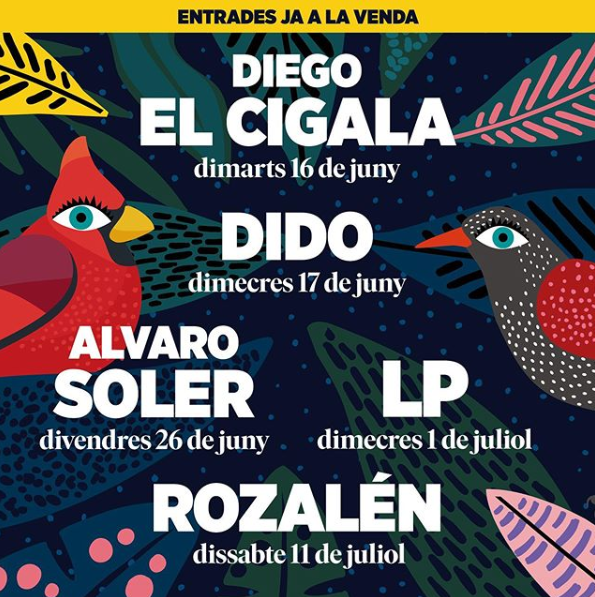 Jardins de Pedralbes · De l’11 de juny al 10 de juliol
