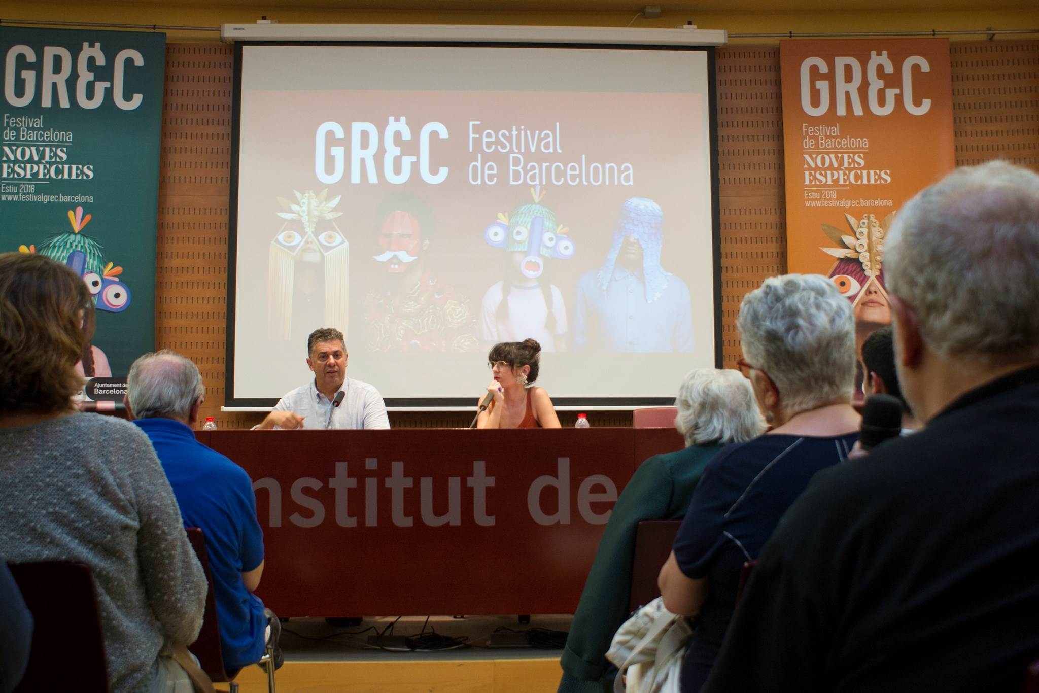 Trobada amb el director del festival Grec, Francesc Casadesús Trobada amb el director del festival Grec, Francesc Casadesús