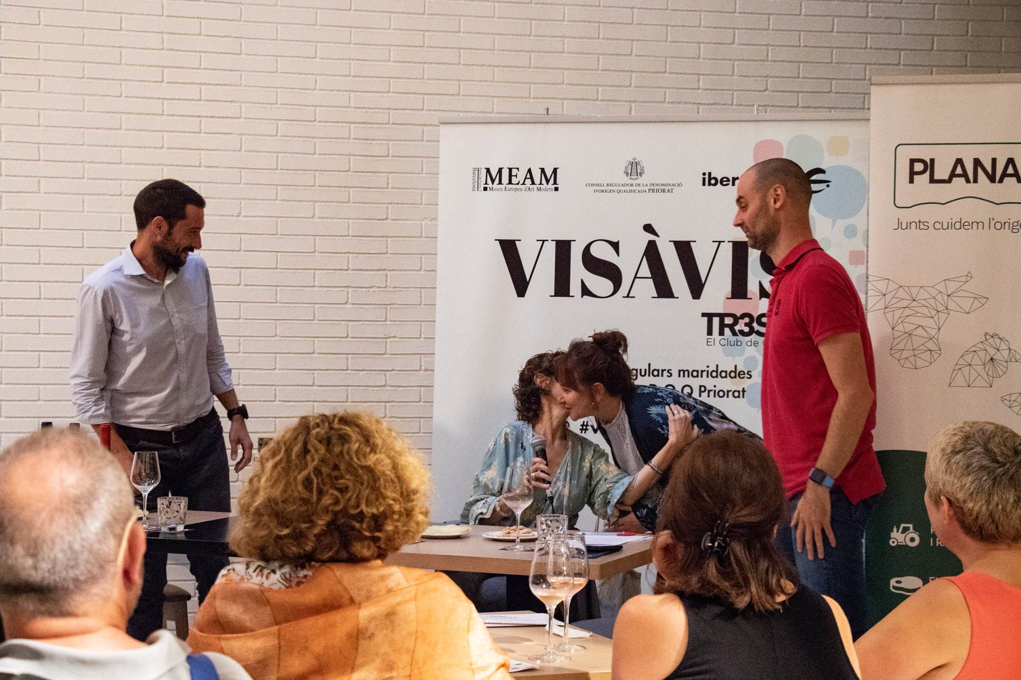 #VisàVisTR3SC amb Marta Pérez i Mamen Duch (T de Teatre) i el celler Scala Dei