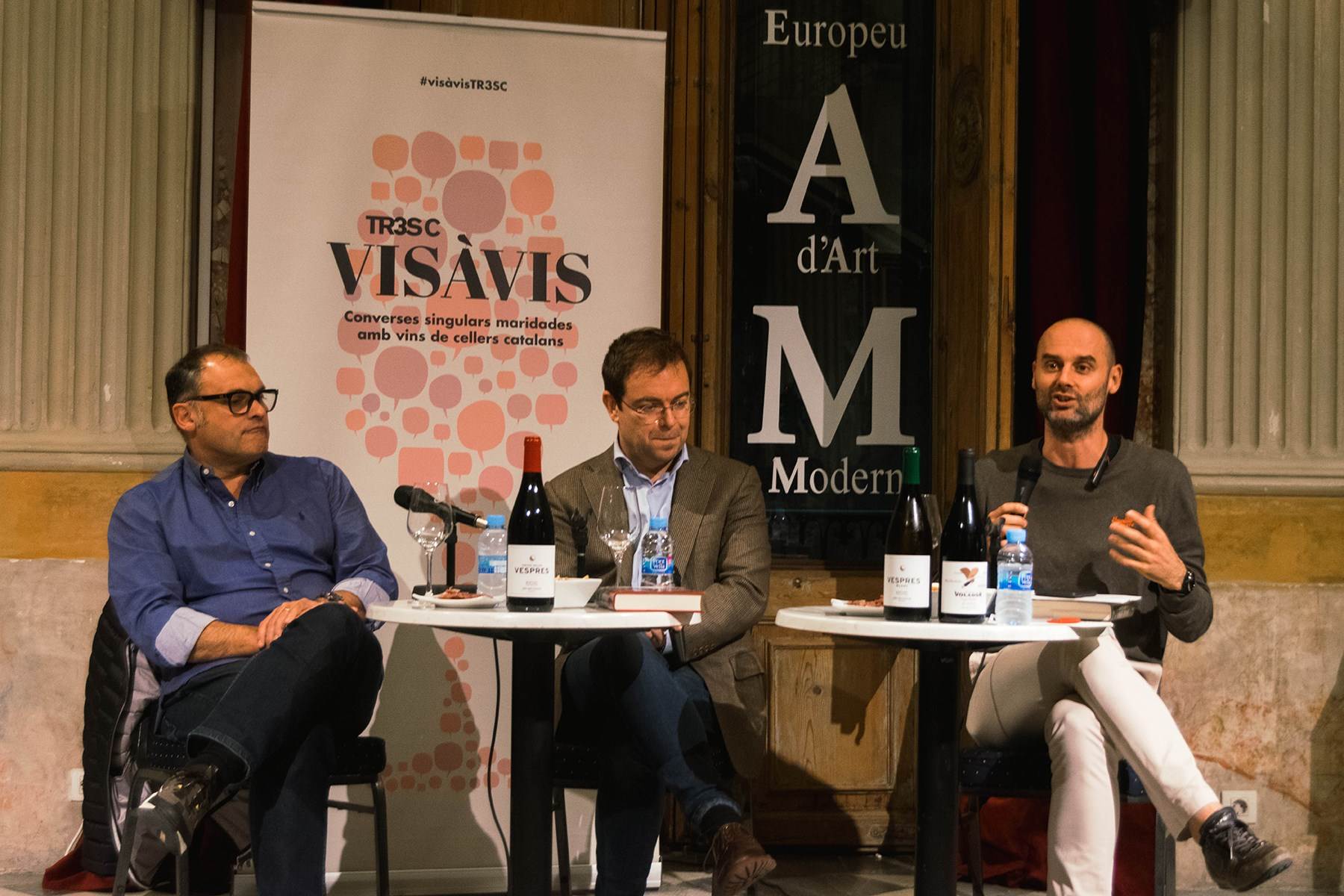    #VisàVisTR3SC amb Javier Sierra i Josep Grau Viticultor