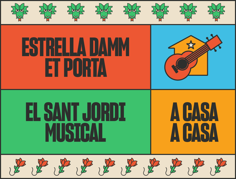 El Sant Jordi Musical d'Estrella Damm, online!