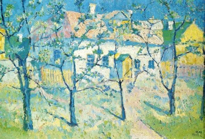 Primavera. Jardí en Flor, de Kazimir Malévich