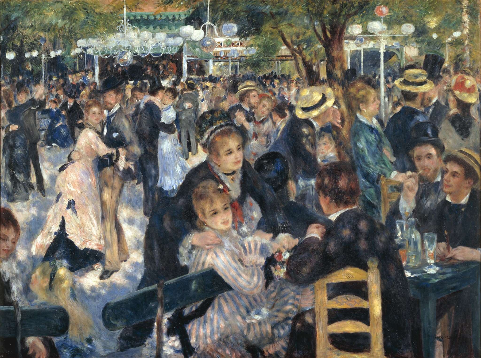'Ball al Moulin de la Galette', de Pierre-Auguste Renoir