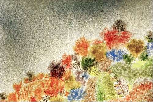Arbustos en la primavera, de Paul Klee