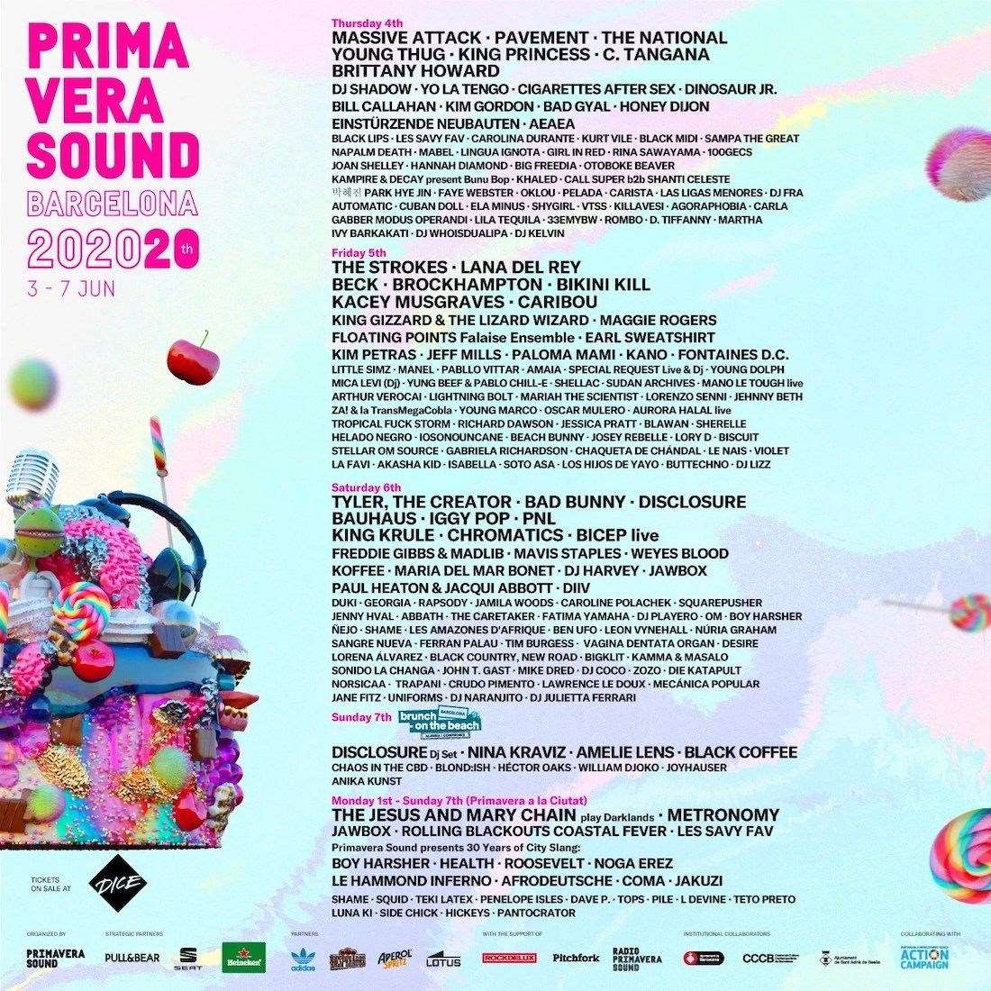 Primavera Sound · Del 3 al 7 de juny