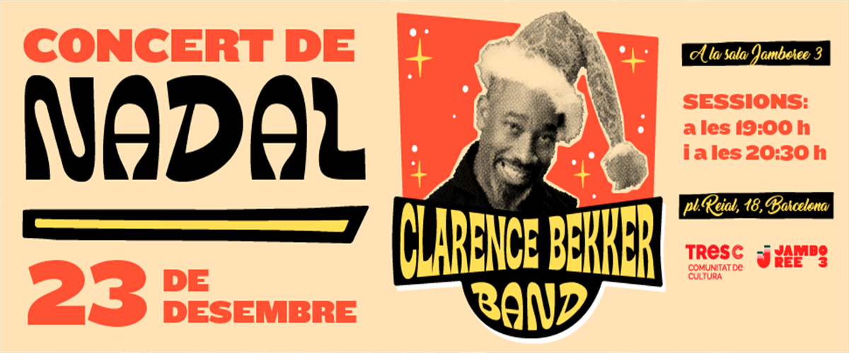 Torna el concert de Nadal del TRESC amb la Clarence Bekker Band!