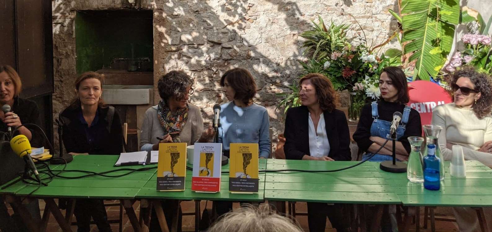 Laetitia Colombani, autora de La Trena, visita Barcelona per trobar-se amb la companyia teatral