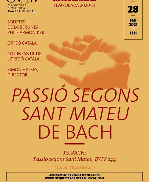 Passió segons sant Mateu de Bach · Berliner Philharmoniker & Orfeó Català & OCM