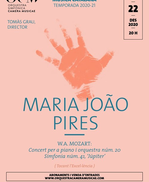 Maria João Pires & Mozart · Concert núm. 20 + Simfonia ‘Júpiter’ de Mozart