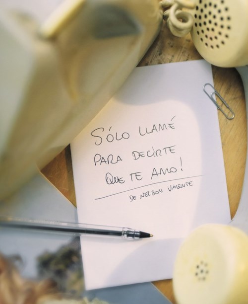 SÓLO LLAMÉ PARA DECIRTE QUE TE AMO